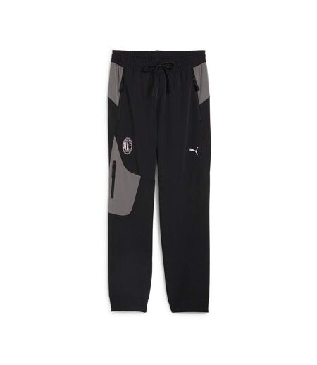 AC milan pantalon de survêtement pre-match noir/gris homme puma 2024/25 - l