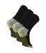 Sock Snob - Lot de 3 Chaussettes Homme Antidérapantes Travail avec Grip-1