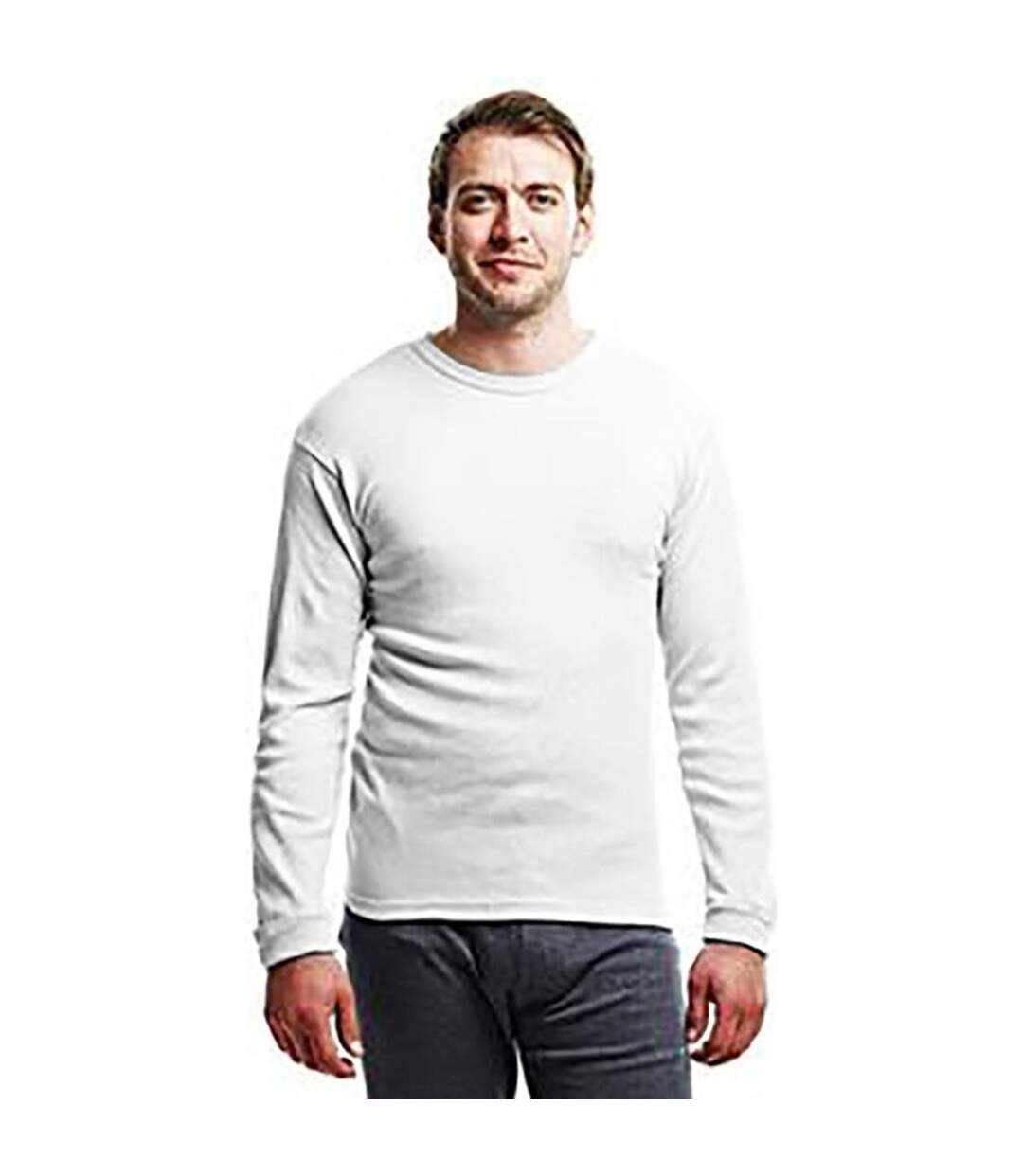 T-shirt Thermique À Manche Longues Homme Blanc Regatta-1