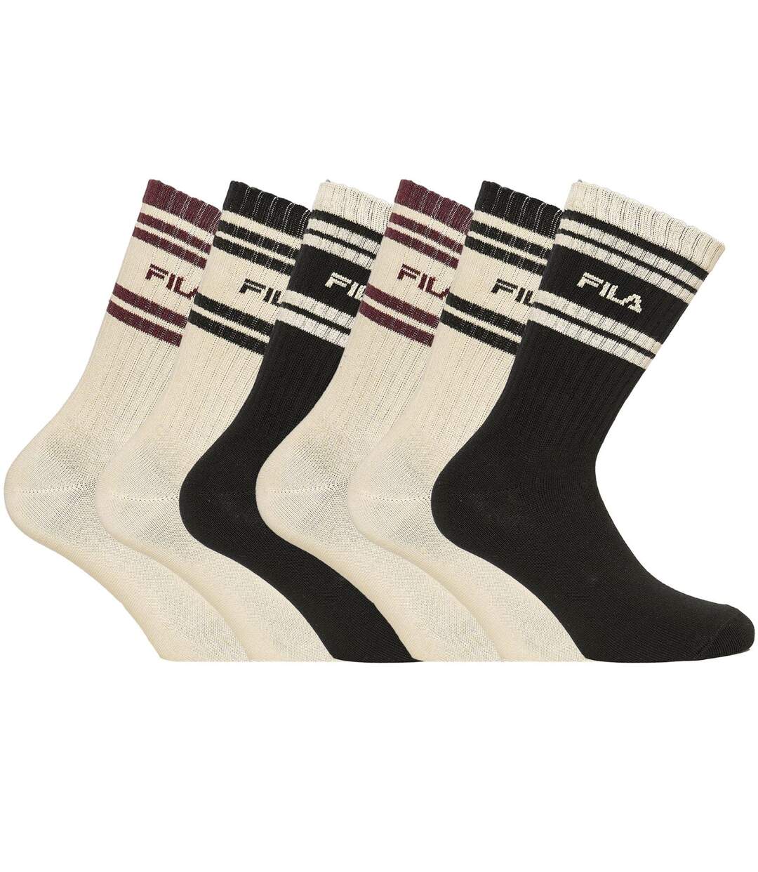 Lot de 6 Paires de tennis homme Lifestyle FU5366 Fila-1