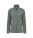 Mountain Warehouse Womens/Ladies Snowdon II Melange Full Zip Fleece Jacket (Khaki Green) - UTMW538