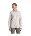 Chemise Unie Manches Longues Loukkos Femme Blanc Cassé Craghoppers-4