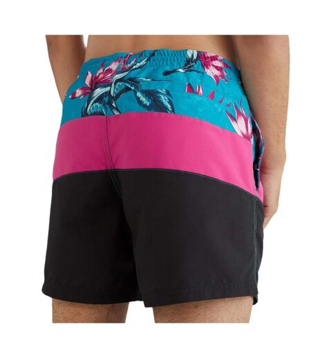 Maillot de bain Turquoise/Rose/Noir Homme O'Neill Frame - L