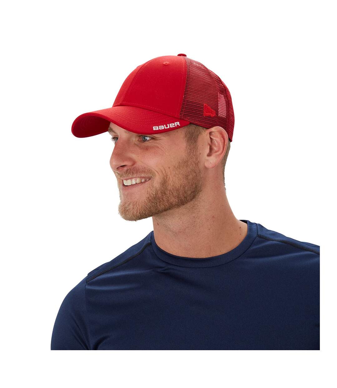 Casquette Trucker Motif/style New Era 39thirty Team Rouge Bauer-1