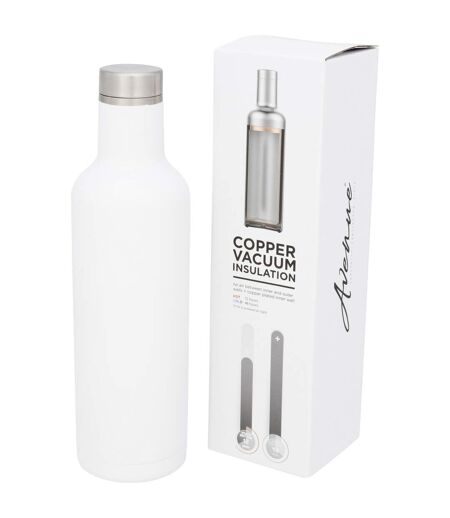 Avenue Pinto Copper Vacuum Insulated Bottle (White) (One Size) - UTPF2134