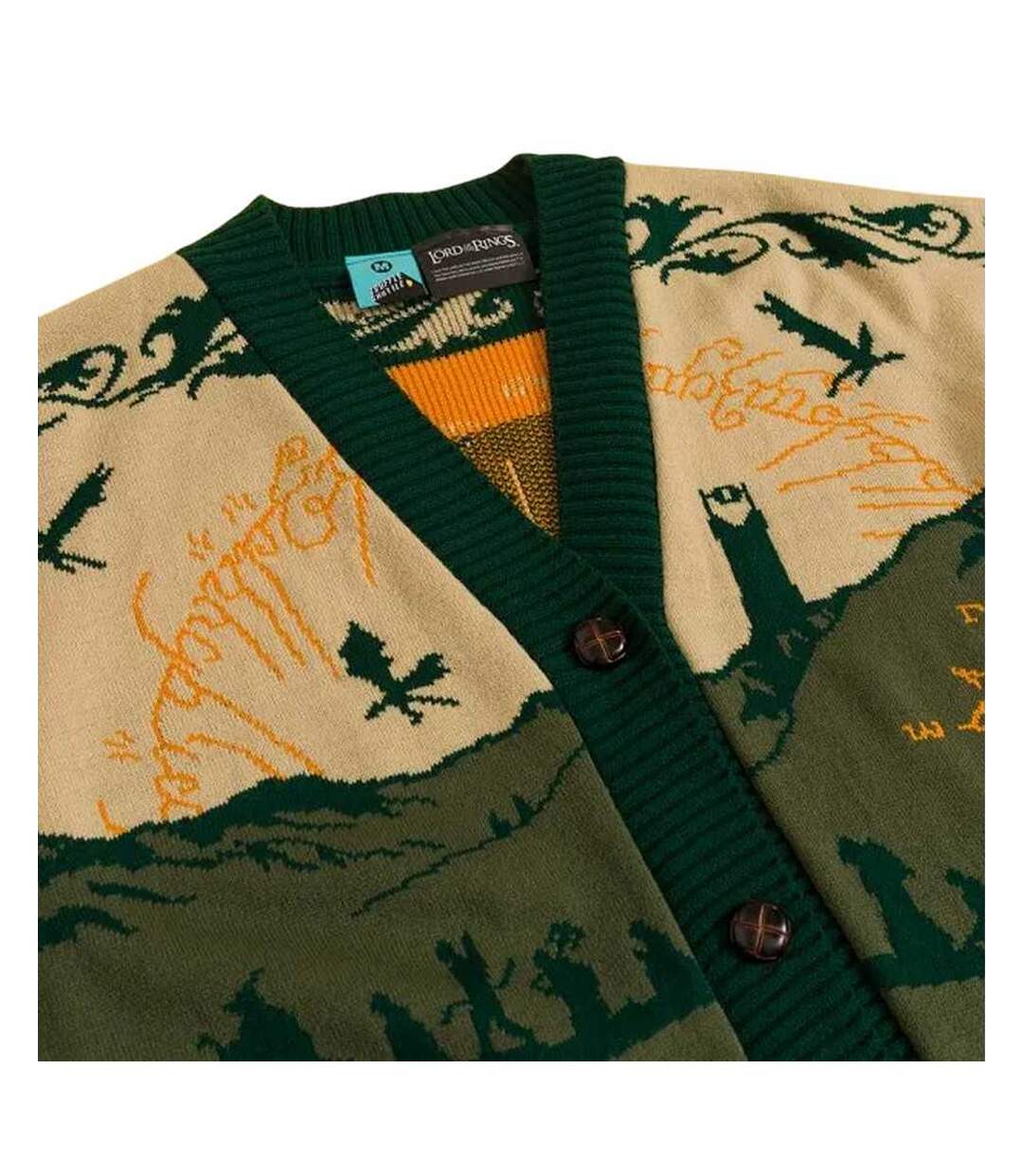 Cardigan Adulte Vert The Lord Of The Rings-3