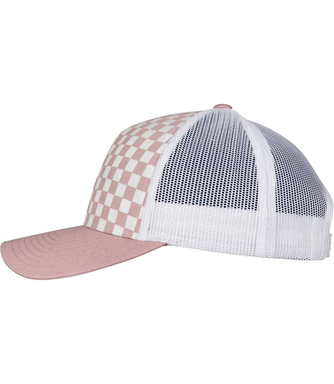 Casquette trucker flexfit rose clair / blanc Yupoong