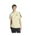 Mens 3 Stripes T-shirt Powdery Yellow Adidas-4