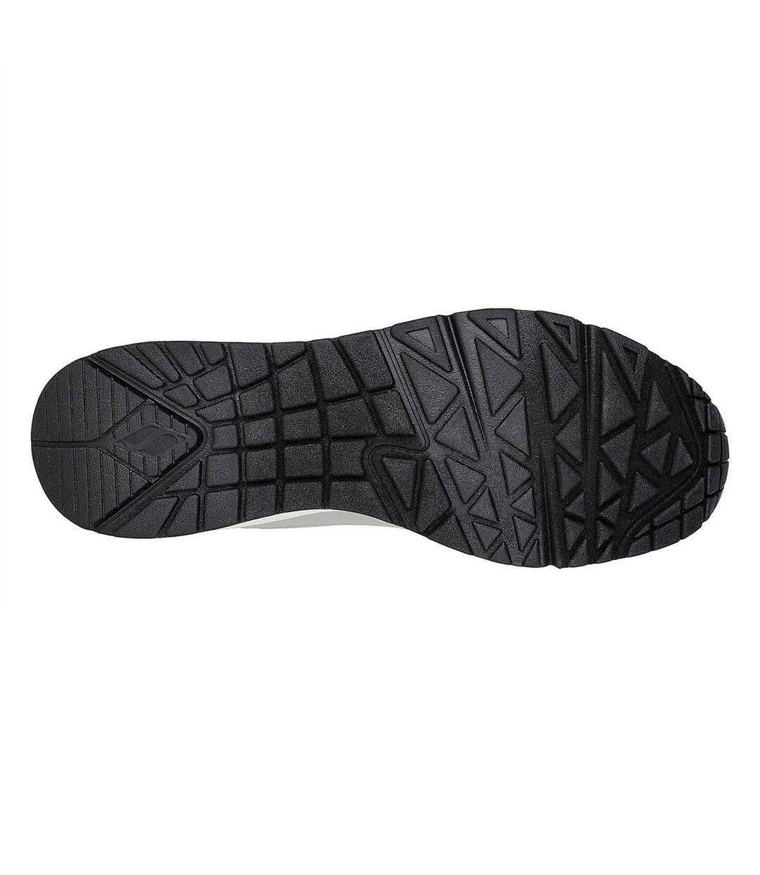 Baskets Uno Stand On Air Homme Gris Clair Skechers-4