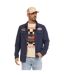 Chemise homme manches longues à rayures patch et broderie dos Musc Vondutch-1
