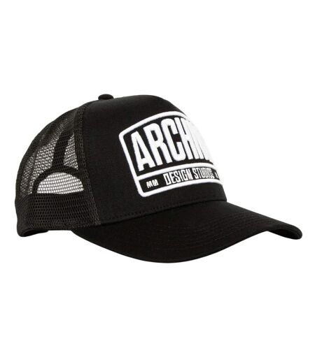 Mens sanford trucker cap black Archive Design Studios