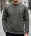 CHALLENGER GARRY1 — Sweat col rond gris quartz : confort et résistance au quotidien-1