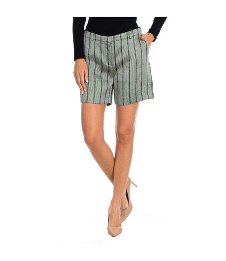 Shorts with straight cut 1NP41T12416 woman