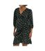 Robe noir/vert femme vero moda marternity messi-1