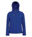 Veste softshell à capuche - manches amovibles - 01647 - bleu roi