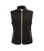 Womens/ladies Quilted Gilet Black Miso-1