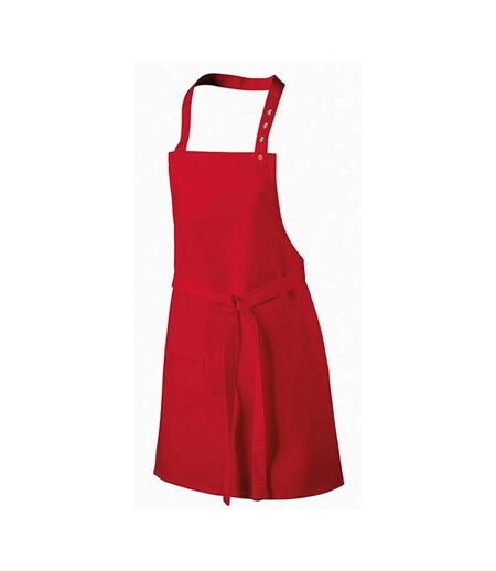 Tablier Motif/style Uni Enfant Taille Unique Rouge Exner