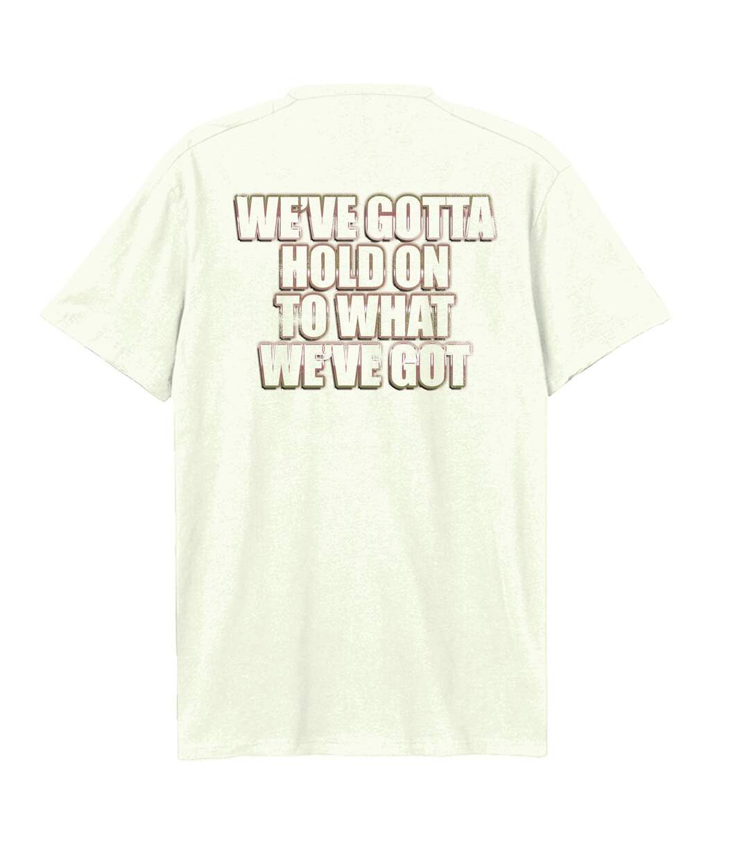 T-shirt Hold On Adulte Vieux Blanc Amplified-2