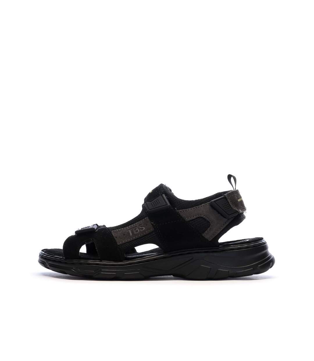 Sandales noires homme tbs jaimmye-1