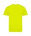 AWDis Unisex Adults Electric Tri-Blend T-Shirt (Electric Yellow)