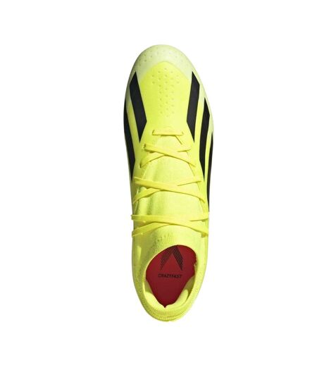 Unisex Adult X Crazyfast League Stripes Knitted Collar Football Boots Black Adidas