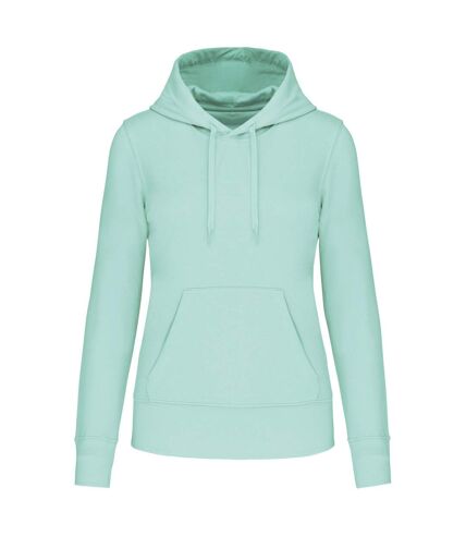 Sweat à capuche femme menthe pâle Kariban