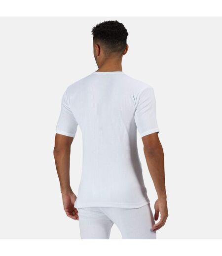 Regatta Mens Thermal Underwear Short Sleeve Vest / T-Shirt (White) - UTRG1427