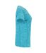 T-shirt Austin Femme Turquoise Vif Chiné Roly-3