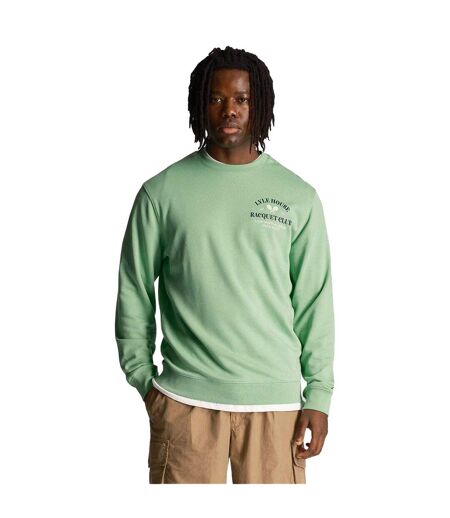 Sweat Style Graphique Racquet Club Homme Vert Lyle & Scott