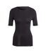 Womens/ladies Terrex Merino Wool Sport T-shirt Black Adidas-2