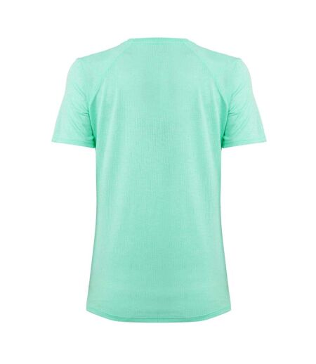 T-shirt Manches Courtes Course À Pied Femme Vert Turquoise Pâle New Balance