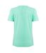 T-shirt Manches Courtes Course À Pied Femme Vert Turquoise Pâle New Balance-2