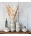 Vase Déco en Grès Kai 40cm Beige & Blanc-4