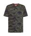Duke Mens Gaston Kingsize Camouflage Print T-Shirt (Jungle) - UTDC195-2