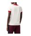 T-shirt femme blanc / rouge Lacoste-2