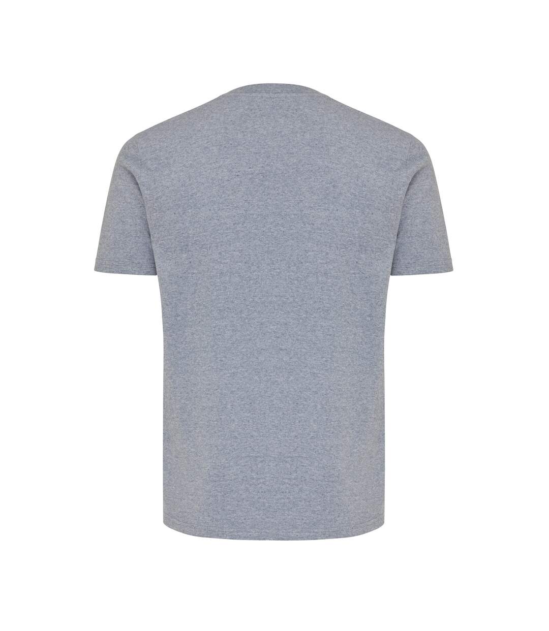 T-shirt Brett Adulte Bleu Marine Clair Chiné Iqoniq-3