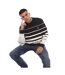 Sweat homme blanc / noir Fred Perry-4