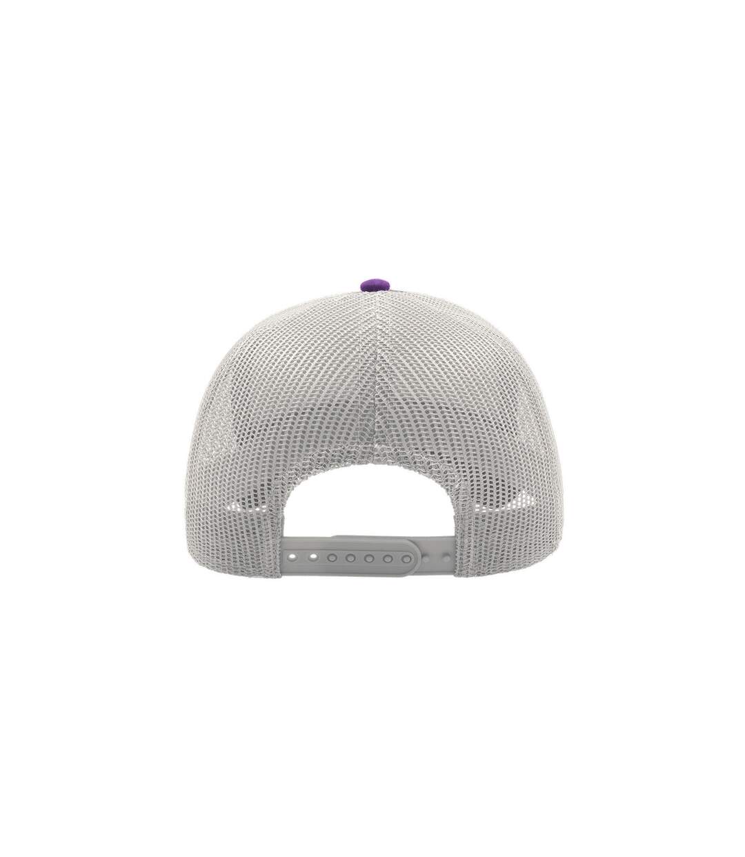 Rapper cotton 5 panel trucker cap purple/white Atlantis-2