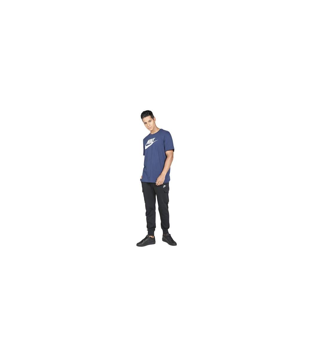 Mens Sports T-shirt Navy Nike-1