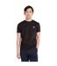 Mens River Embroidered Crew Neck T-shirt Black Timberland-1