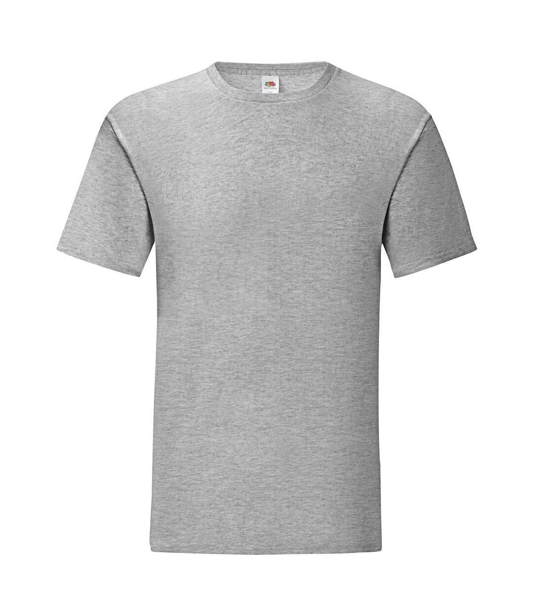 T-shirt iconic homme gris clair chiné Fruit of the Loom