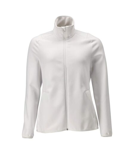 Womens/ladies Customised Fleece Jacket White Mascot