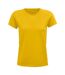 SOLS Womens/Ladies Crusader Organic T-Shirt (Gold)