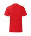 Fruit Of The Loom Mens Iconic T-Shirt (Red) - UTPC3389