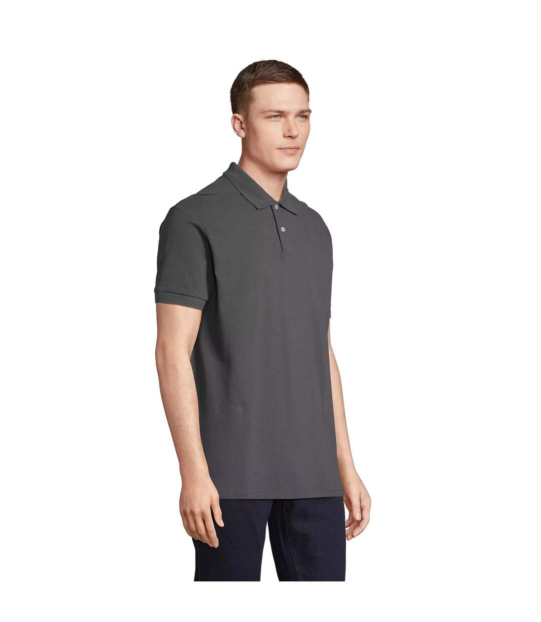 Polo Pacific Adulte Gris Souris SOLS-3