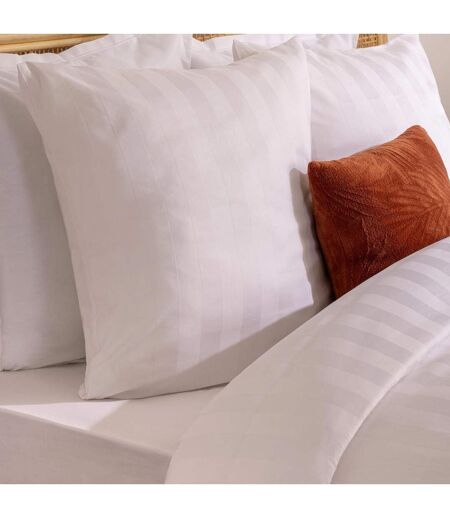 Parure de Lit Satiné 260x240cm Blanc