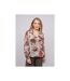 Chemise transparente motif floral OXELIA - Dona X Lisa-1