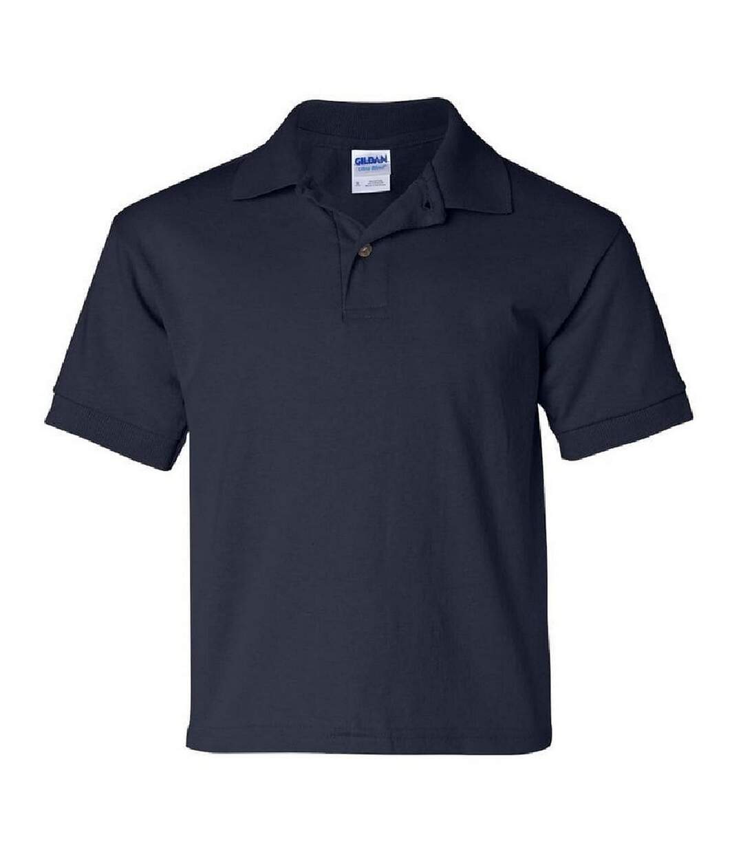 Polo enfant bleu marine Gildan-1