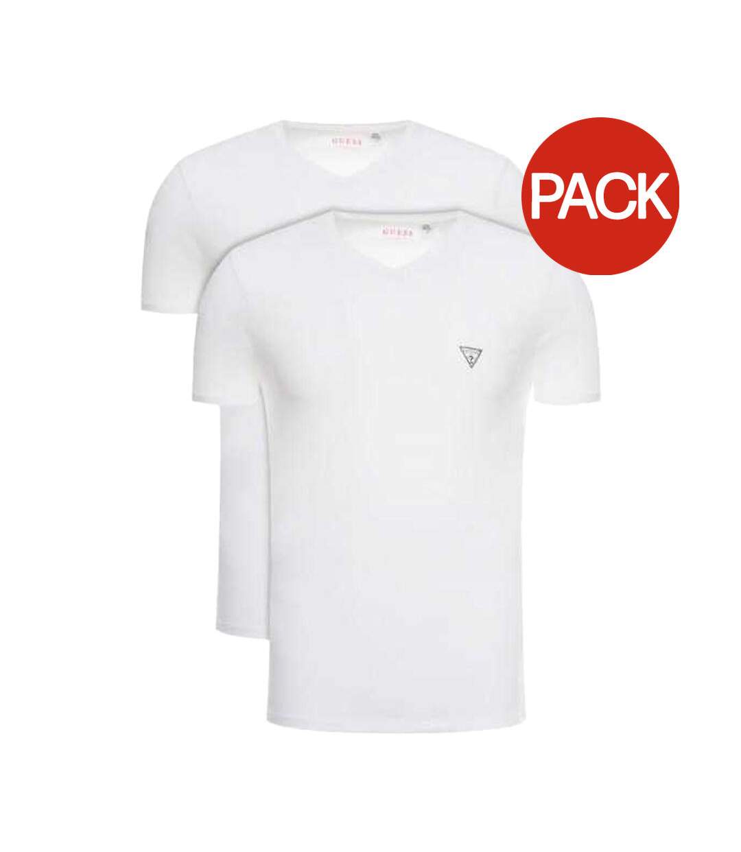 T-shirts Homme Blanc Guess-1