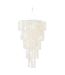 Suspension Déco en Capiz Betsy 100cm Blanc-1
